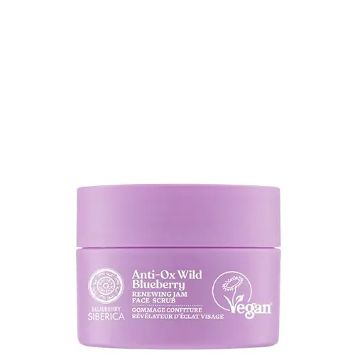 Rendeld meg most Natura Siberica Anti-Ox Wild Blueberry Bőrmegújító arcradír 50 ml